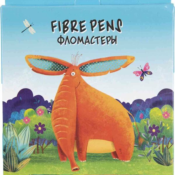 Фломастеры Hatber Счастливчики FP-067125 3+, 12 цветов