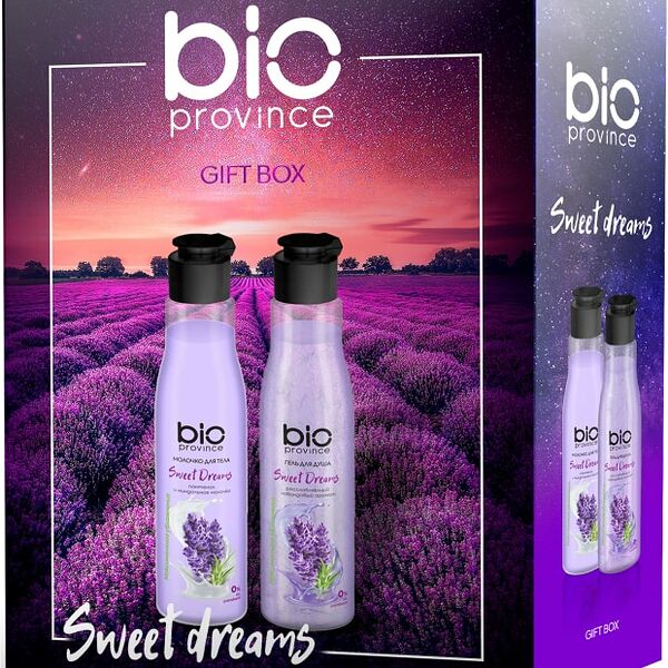 Подарочный набор Bio Province Питание и увлажнение Гель для душа 135мл + Молочко для тела 135мл