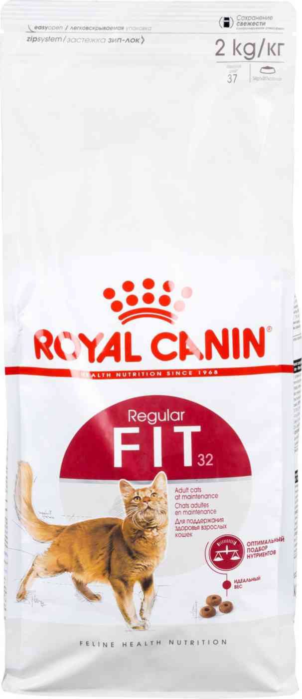 

Сухой корм для кошек Royal Canin Regular Fit 32 Птица 2 кг