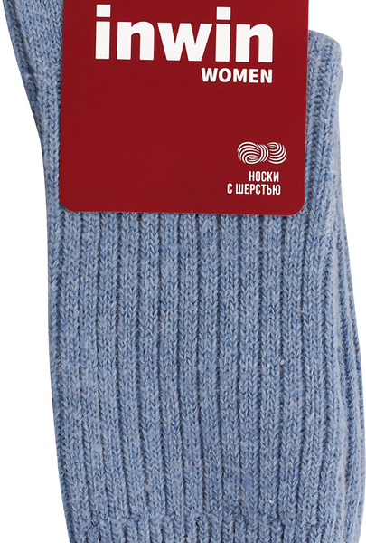 Носки женские INWIN цвет синий меланж, Арт. EHW17002