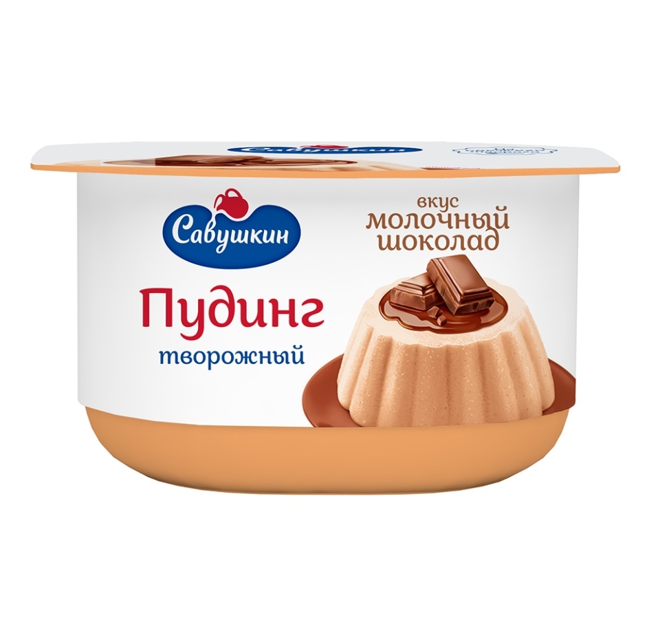 

Пудинг творожный Савушкин Молочный шоколад 4% 130 г