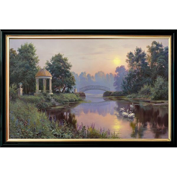 Картина в раме Утренний парк, 30х20 см