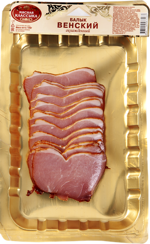 

Балык сырокопченый МЯСНАЯ КЛАССИКА Венский, нарезка, 100г