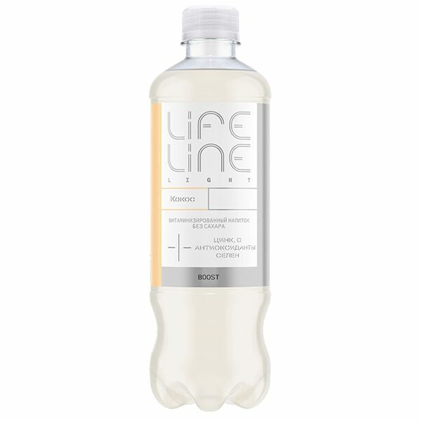 Напиток безалкогольный Lifeline Boost Light со вкусом кокоса негазированный 500 мл
