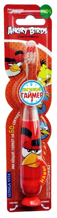 

Зубная щетка Longa Vita Angry Birds, в ассортименте