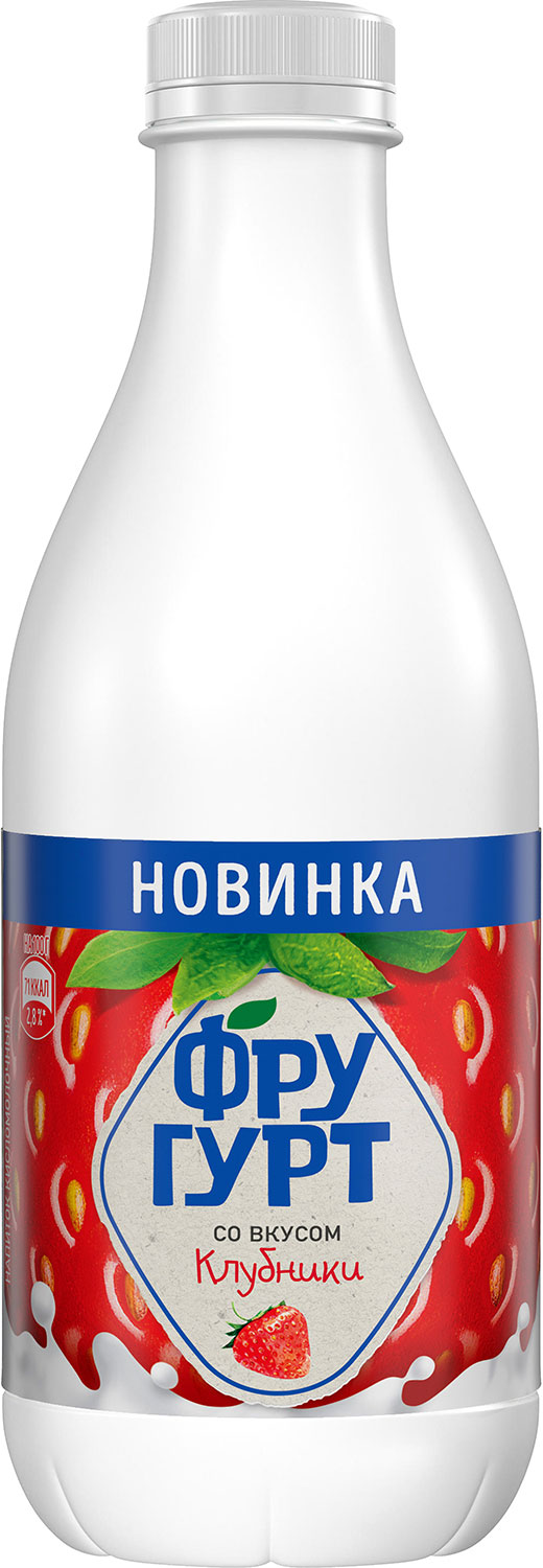 

Напиток кисломолочный Фругурт со вкусом клубники 1.5%