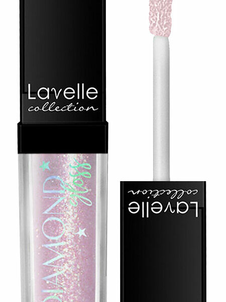 LAVELLE COLLECTION Блеск для губ Diamond Gloss, 5 мл, 07 kiss light pink