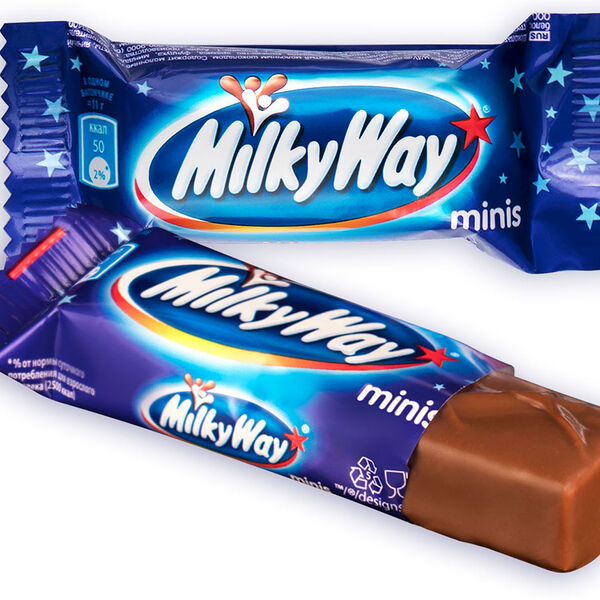 Конфеты Milky Way Minis шоколадные вес