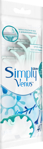 

Бритвенные станки женские Gillette Simply Venus 2 лезвия 4 шт.