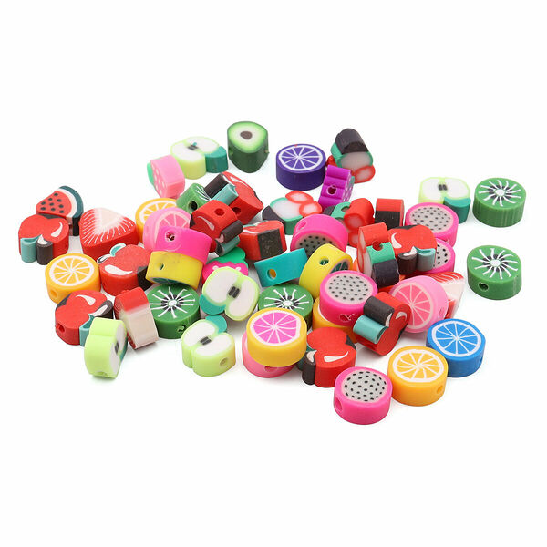 Бусины из полимерной глины 'Фрукты' 10мм 20г, Astra&Craft