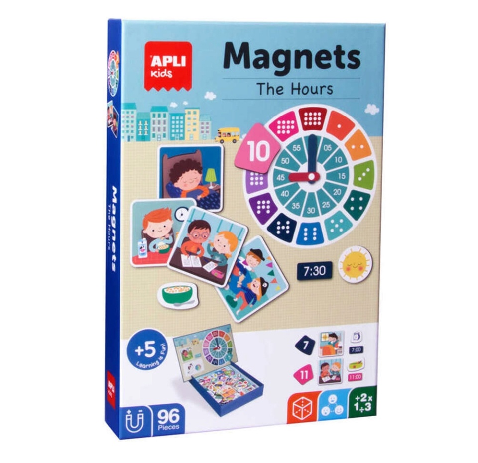 

Игра магнитная «Время» 5+, Apli Kids