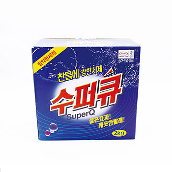 Стиральный порошок Super Q коробка 2кг, Республика Корея