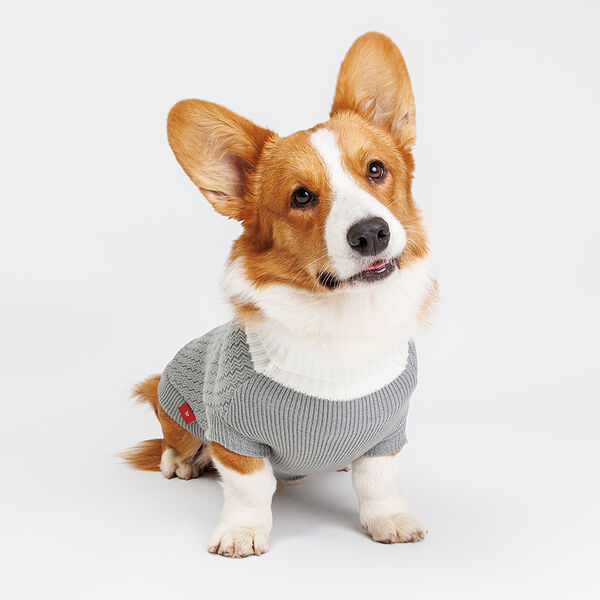 Свитер для собак, 60 см, серый