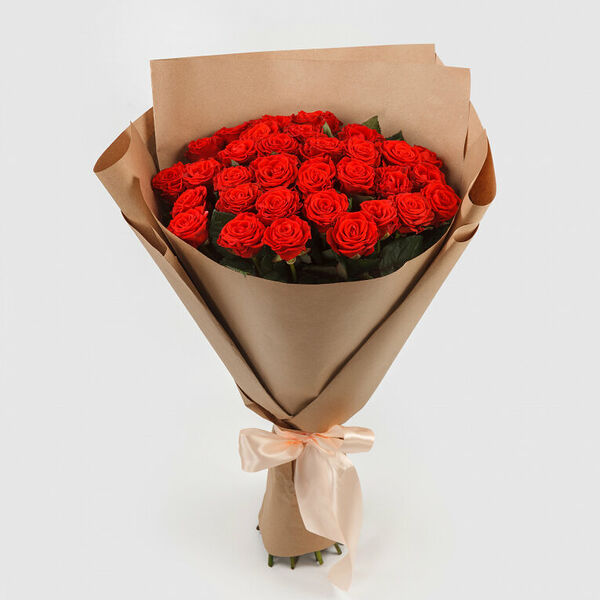 Букет из 35 роз Одной тебе 60 см