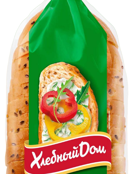 Батон Хлебный Дом зерновой в нарезке, 300 г