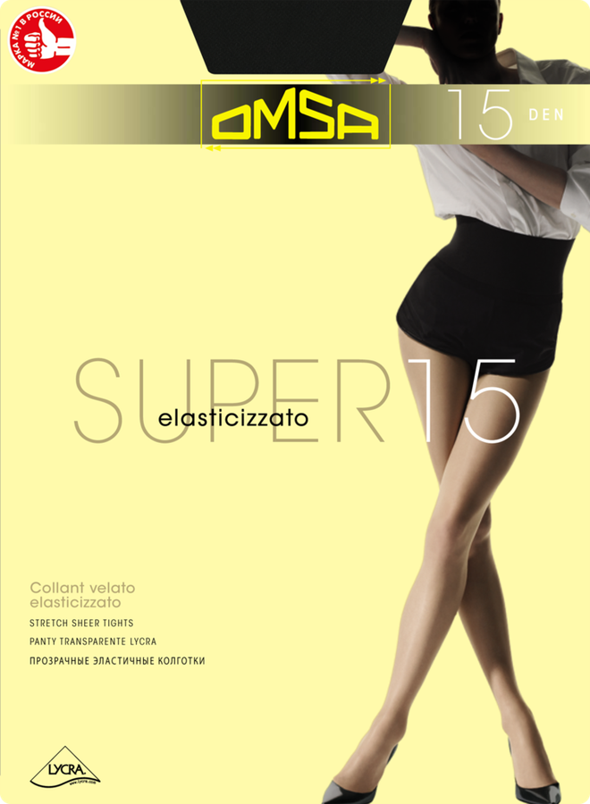 

Колготки OMSA Super 15 den nero 3