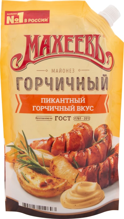 

Майонез Махеевъ горчичный 50.5%, 380 г