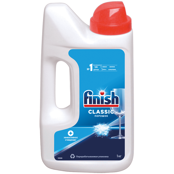 Порошок для посудомоечных машин Finish Classic, 1 кг