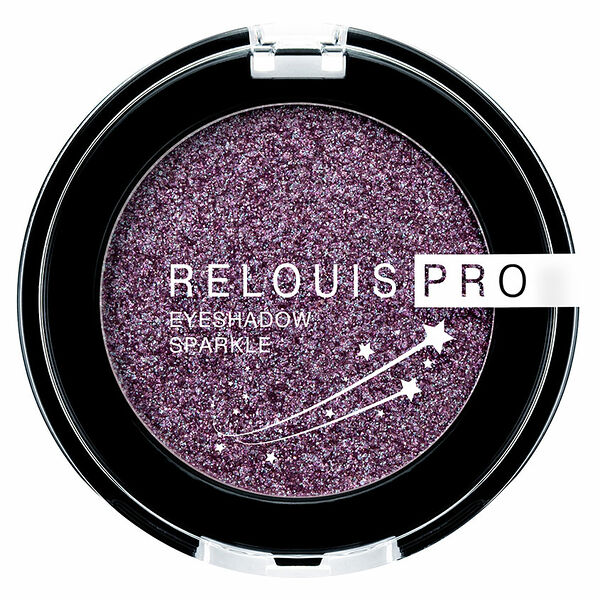 Тени для век Relouis pro eyeshadow sparkle Тон 08 violet, 2.9 г