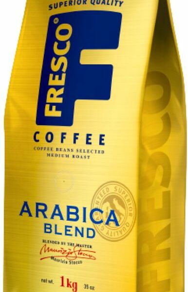Кофе Fresco Arabica Blend натуральный жареный в зернах, 1000г