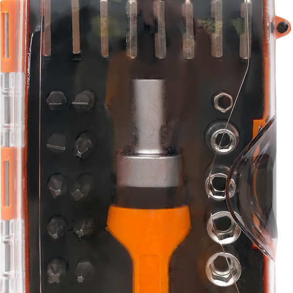 Набор инструментов PARK 31 предмет: головки, биты, отвертка