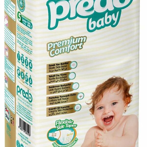 Подгузники Predo Baby 5 (11-25 кг), 32 шт