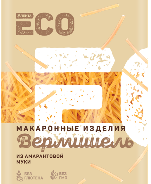 Макароны безглютеновые ЛЕНТА ECO Вермишель, из амарантовой муки