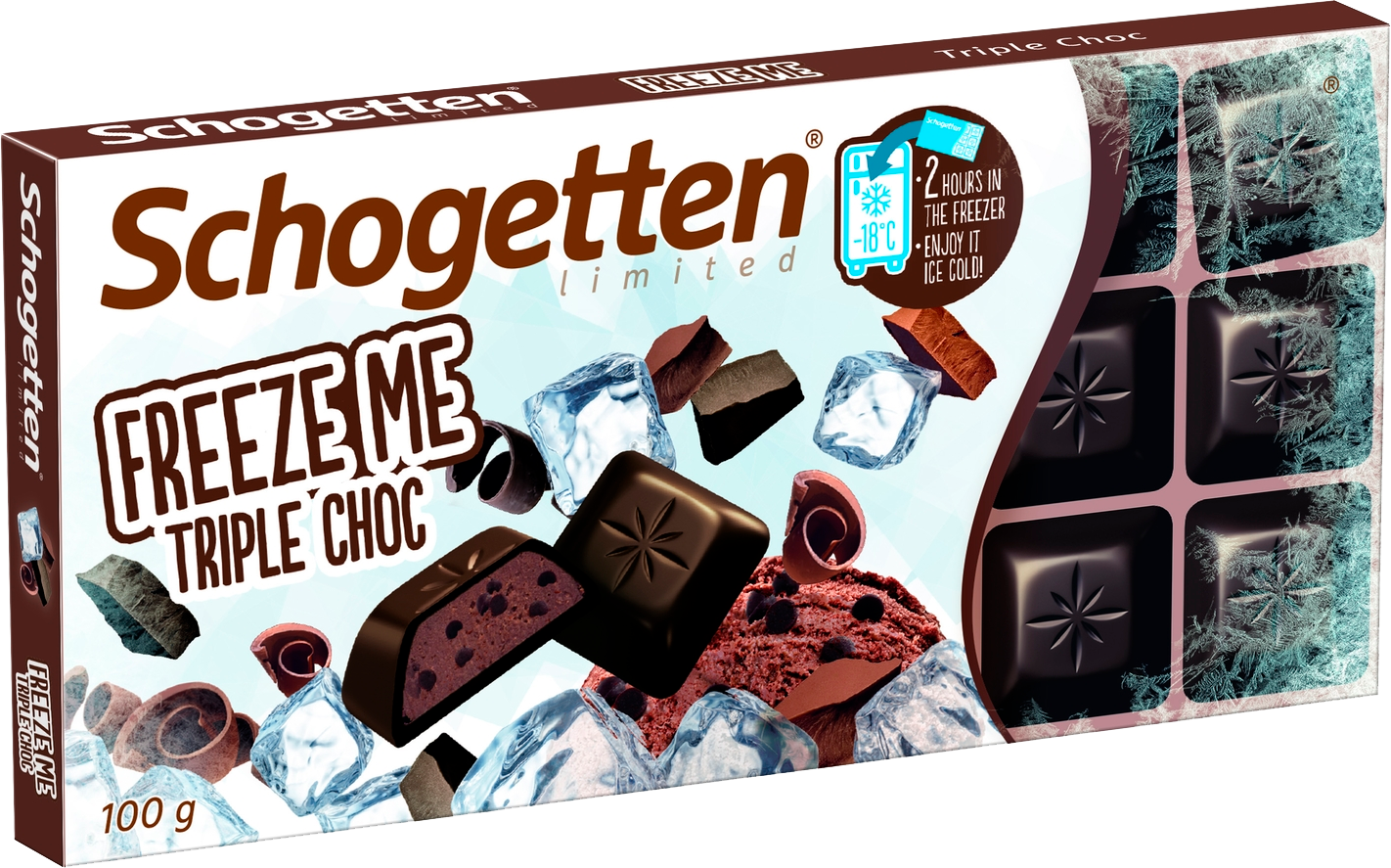 

Шоколад Schogetten Freeze Me с тройным шоколадом