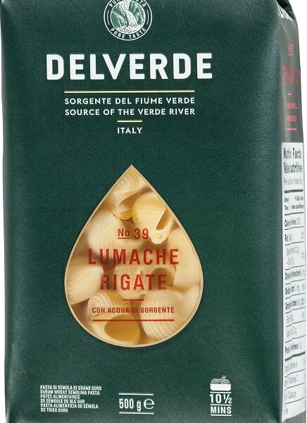 Макароны Delverde Lumache Rigate №39 500г