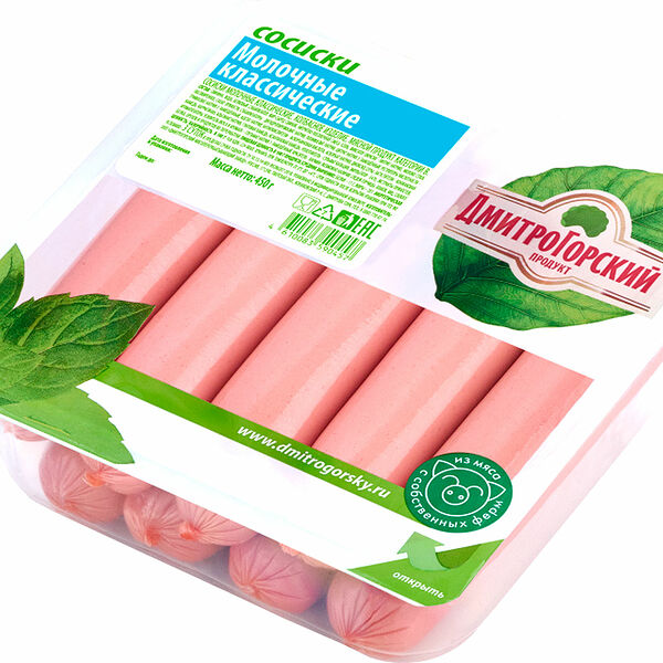 Сосиски Дмитрогорский Мпз Молочные Классические