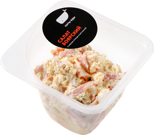 

Салат Киты еды Боярский с мясом птицы и ветчиной, 240 г