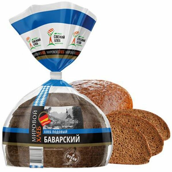 Хлеб Мировой хлеб Баварский в нарезке