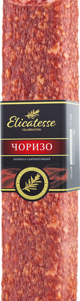 Колбаса сырокопченая Elicatesse Чоризо вес до 900г