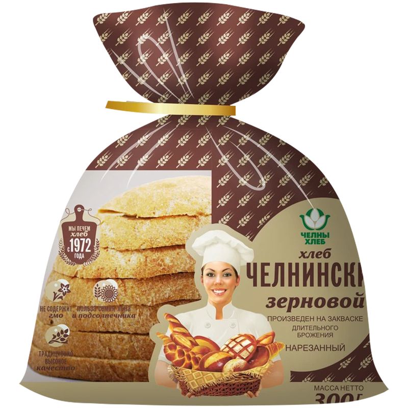 

Хлеб Челны-Хлеб Челнинский зерновой 300 г