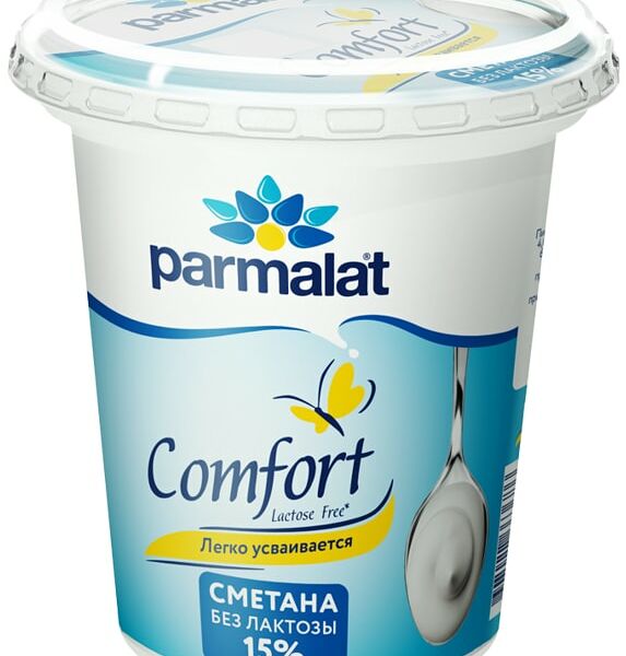 Сметана Parmalat Comfort безлактозная 15% 300г