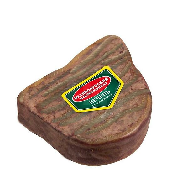 Печень Великолукский МК По-Домашнему слоеная вареная 300г