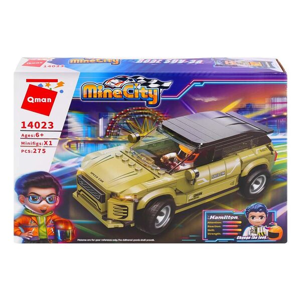 Конструктор Qman Машинка, 275 деталей