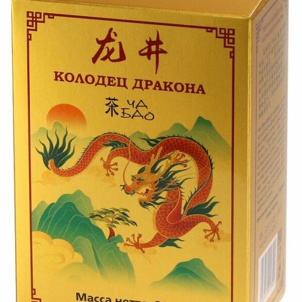 Чай зеленый Ча Бао Лун Цзин Колодец Дракона листовой