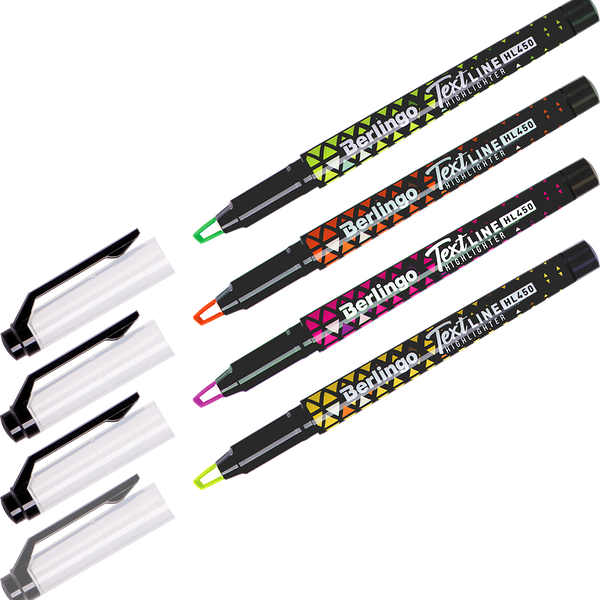 Набор текстовыделителей BERLINGO Textline HL450 4 цвета Арт. T4020