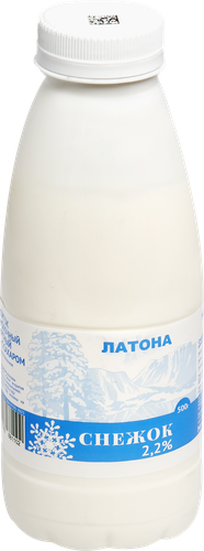 

Напиток кисломолочный йогуртный ЛАТОНА Снежок с сахаром 2,2%, без змж, 500г