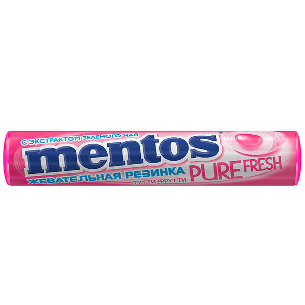 Резинка жевательная Mentos 15,5г Тутти Фрутти ролл Ван Мелле