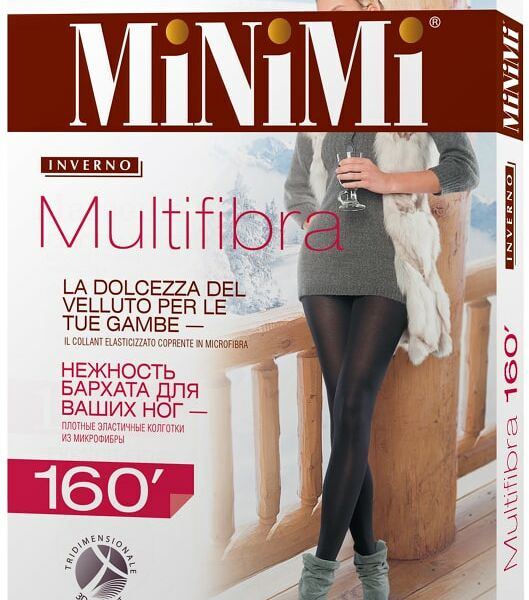 Колготки Minimi Multifibra 160 Nero Черные Размер 4