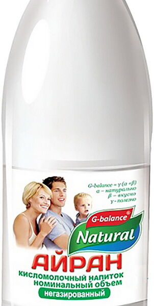 Напиток кисломолочный АЙРАН жир. 1% ПЭТ 0,5л G-balance