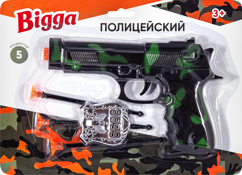 Набор игровой BIGGA Полицейский, 5 предметов, Арт. B1193049