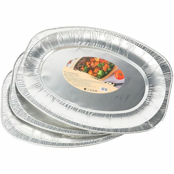 Лоток Royalmann для запекания 34х24х2см, 3шт