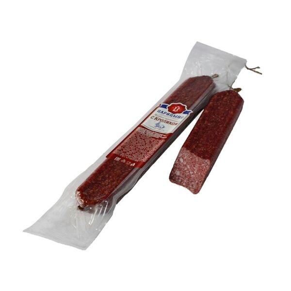 Колбаса сырокопчёная с кроликом, «Царицыно»
