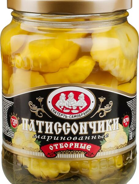 Патисоны Скатерть-Самобранка маринованные отборные 720мл