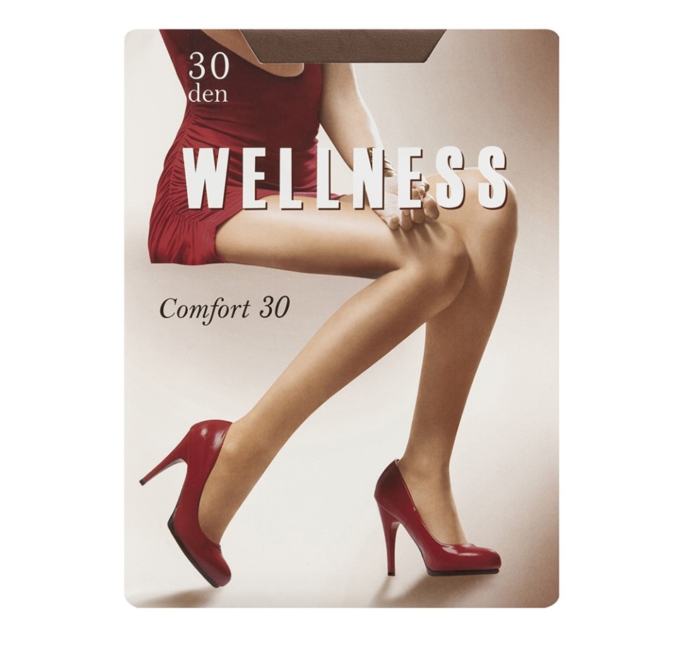 

Колготки цвета загара WELLNESS Comfort, 30 den, размер 4