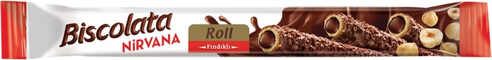 

Вафельные трубочки Solen Biscolata с молочным шоколадом и ореховой начинкой 28 г