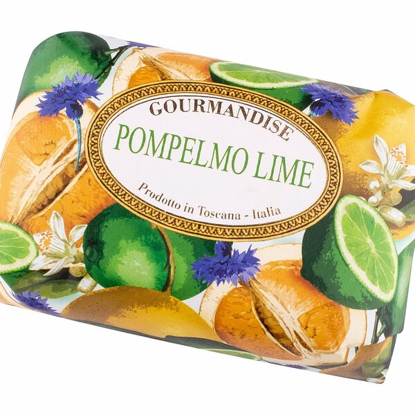 GOURMANDISE Мыло натуральное парфюмированное Лайм и грейпфрут, 200 г